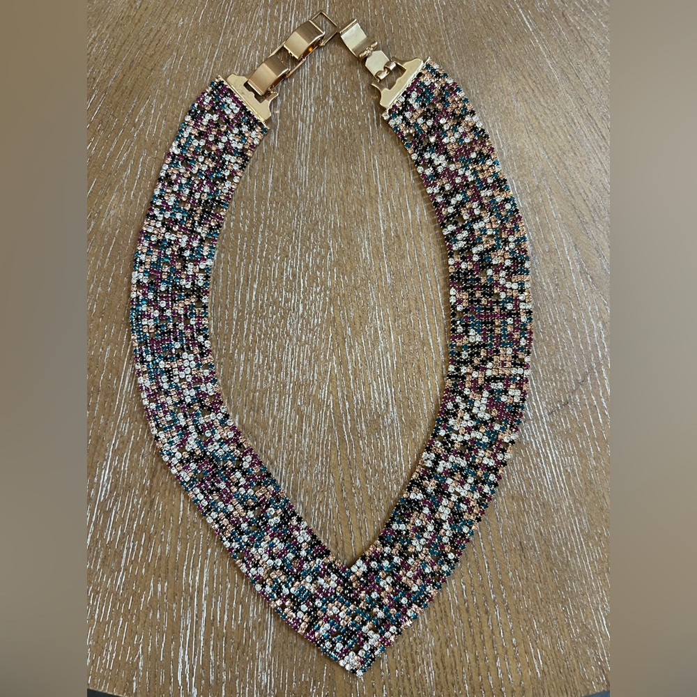 Multicolor Statement Necklace New - image 4